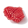 Seed Beads Beaded Charms PALLOY-MZ00262-5