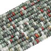Natural African Bloodstone Beads Strands G-P575-A55-4x2mm-2