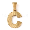 PVD Vacuum Plating 304 Stainless Steel Pendants STAS-Z072-01G-C-1