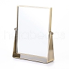 Rotatable Iron Makeup Mirror MJEW-E004-01-2