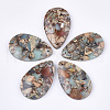 Synthetic Aqua Terra Jasper Pendants X-G-S329-078-1