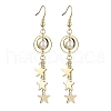 Brass Dangle Earring EJEW-TA00478-1