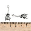 Insect 316 Surgical Stainless Steel Belly Button Rings EJEW-G416-03AS-5