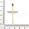 Brass Micro Pave Cubic Zirconia Pendants KK-Z100-24G-3