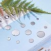 304 Stainless Steel Stamping Blank Tag Pendants STAS-PH0019-28P-2
