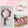 SOFPLATE Silicone Alphabet Beads for Bracelet or Necklace Making SIL-SP0001-07-6
