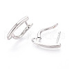 Brass Hoop Earring Findings KK-N267-23B-P-3