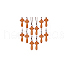 Wood Cross Pendant Decorations WOOD-WH0034-55A-7