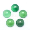 Natural Green Onyx Agate Cabochons X-G-P393-R38-12mm-1
