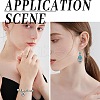 SUNNYCLUE 16Pcs 8 Styles Synthetic Turquoise Alloy Pendants FIND-SC0009-11-5