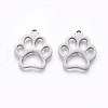 Tarnish Resistant 201 Stainless Steel Pet Pendants X-STAS-F231-044P-1