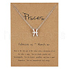 Alloy Constellation Pendant Necklaces WG6F1B2-14-1