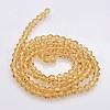 Bicone Glass Beads Strands EGLA-P016-3mm-08-2