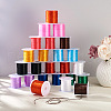  Jewelry 25 Rolls 12 Colors Flat Elastic Crystal String OCOR-PJ0001-010-5