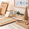 BENECREAT 1 Set 3Pcs Wooden Dice Organizer Jewelry Trays ODIS-BC0001-15-1-6