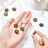 SUPERFINDINGS 9Pcs 3 Style Natural Labradorite Cabochons G-FH0001-27-4