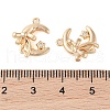 Brass Pendants with Clear Glass KK-N254-54G-3