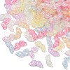 Transparent Crackle Acrylic Beads X-OACR-B031-10-1