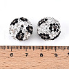 Polymer Clay Pave Rhinestone Beads RB-T018-02C-3
