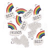 Alloy Enamel Pendants PALLOY-CJC0001-39P-3