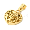 PVD Vacuum Plating 304 Stainless Steel Pendants STAS-L275-06G-01-2