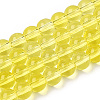 Transparent Glass Beads Strands X-GLAA-T032-T6mm-12-1
