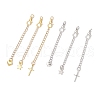6Pcs 6 Styles 304 Stainless Steel Ends Chains Set FIND-JF00153-2