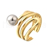 304 Stainless Steel Cuff Rings RJEW-V014-03GP-2