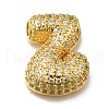 Brass with Cubic Zirconia Pendant KK-Q818-02Z-G-1