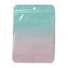 Rectangle Glitter Holographic PVC Zip Lock Bags ABAG-P011-01F-01-2