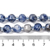Natural Blue Spot Jasper Beads Strands G-G182-B31-03-5