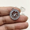 Constellation Themes Alloy Rhinestone Pendants PW-WGDA156-09-1