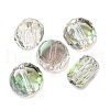 Electroplate Glass Beads EGLA-U003-01A-HR02-1