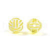Transparent Acrylic Beads TACR-T028-51-2