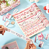 20pcs 5 Styles Scrapbooking Stickers DIY-TAC0029-03D-7
