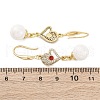 Brass Micro Pave Clear Cubic Zirconia Dangle Earrings EJEW-F362-01G-3