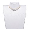 Glass Beads Choker Necklaces NJEW-JN02500-6