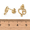 Ion Plating(IP) 304 Stainless Steel Stud Earring Findings STAS-I206-11G-3