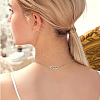 SUPERFINDINGS 4Pcs 2 Colors Brass Double Fold Over Clasps FIND-FH0010-40-7