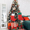 Globleland 14Pcs 2 Colors Non-woven Fabrics Hanging Christmas Stocking HJEW-GL0001-21-5