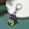 Christmas Theme Acrylic Pendant Decoration HJEW-YW00032-10-1