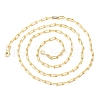925 Sterling Silver Paperclip Chain Necklace NJEW-I124-005-1