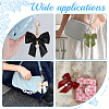 Beebeecraft 4Pcs 4 Colors Bowknot Polyester Pendant Decorations HJEW-BBC0001-09-6