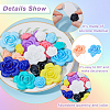 HOBBIESAY 20 Style Food Grade Eco-Friendly Silicone Beads SIL-HY0001-16-5