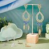 Unicraftale 24Pcs 2 Colors 304 Stainless Steel Stud Earring Findings STAS-UN0037-29-3