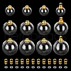   12 Sets 3 Style Openable Transparent Glass Pendants FIND-PH0008-76-1