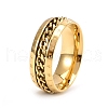 Rotatable Stainless Steel Finger Ring PW-WG0C89D-14-1