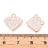Alloy Enamel Charms ENAM-T022-23B-3