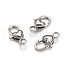 Tibetan Style Alloy Lobster Claw Clasps TIBE-KS0001-05AS-4