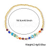 Bohemian & Chakra Style Natural Purple Garnet & Red Garnet & Malaysia Jade & Lapis Lazuli Beaded Stretch Bracelets for Women UH7112-4